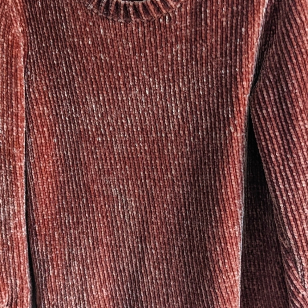 Soft oversized crew neck sweater